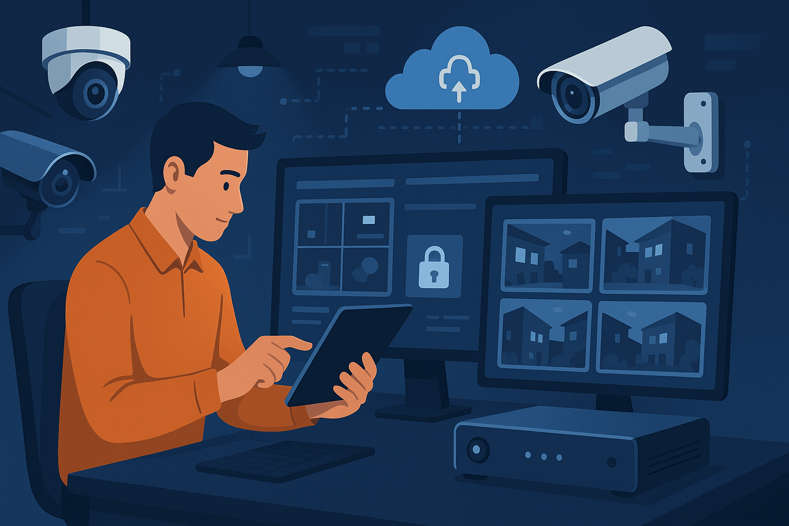 Security Camera System Setup